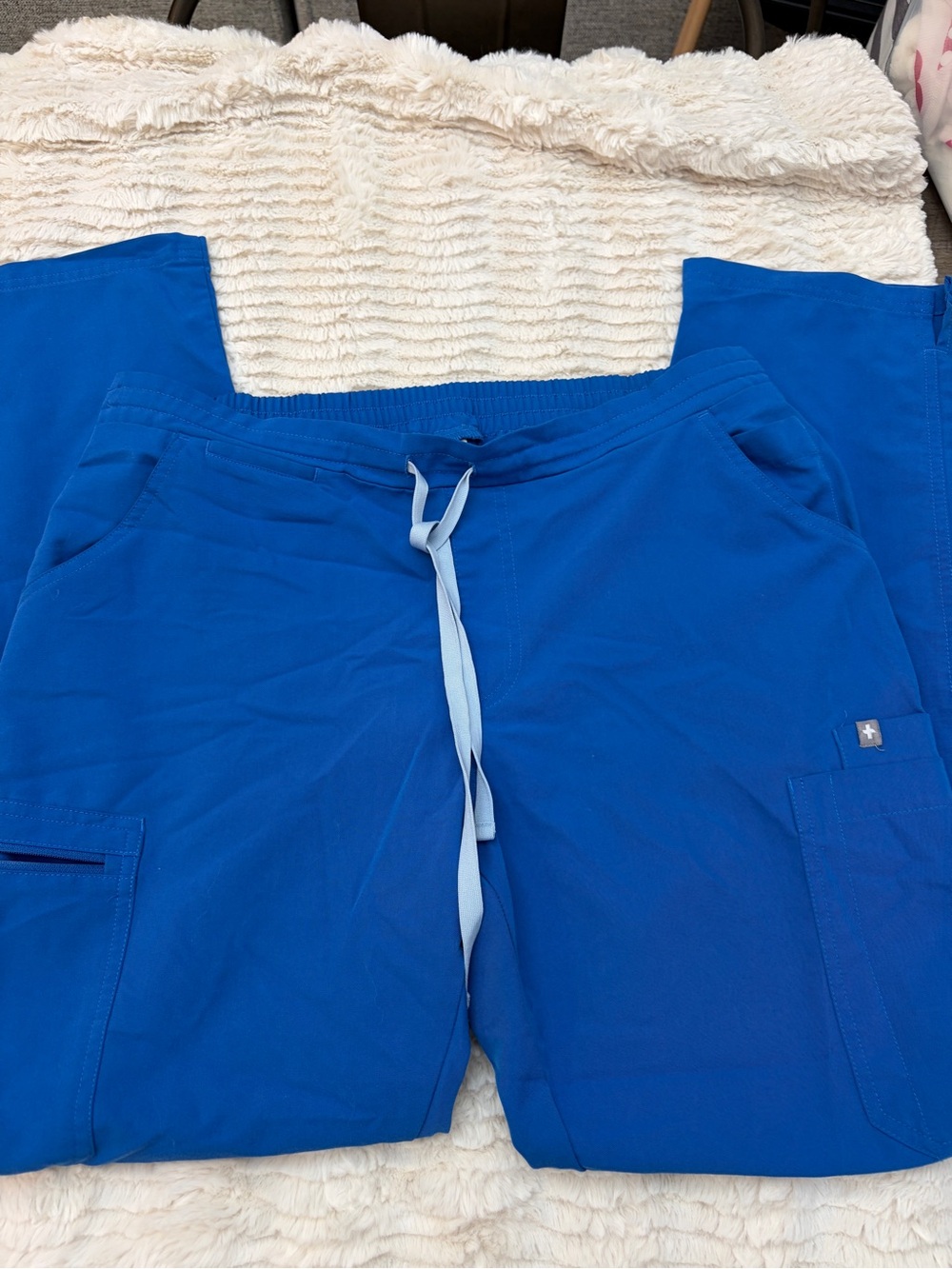 Figs Royal Blue Technical Scrub Pants